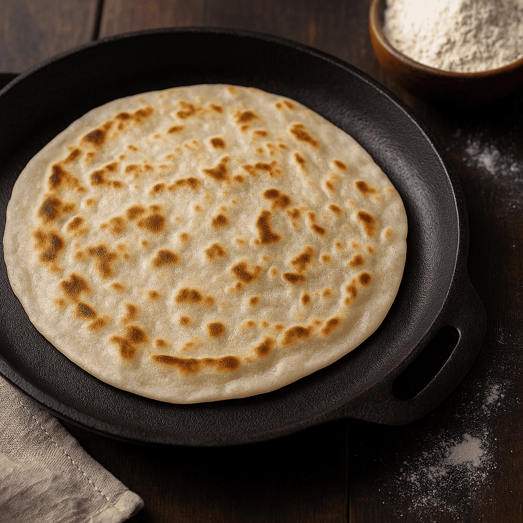 القراصة: الخبز السوداني الرقيق الذي يرافق الملاح