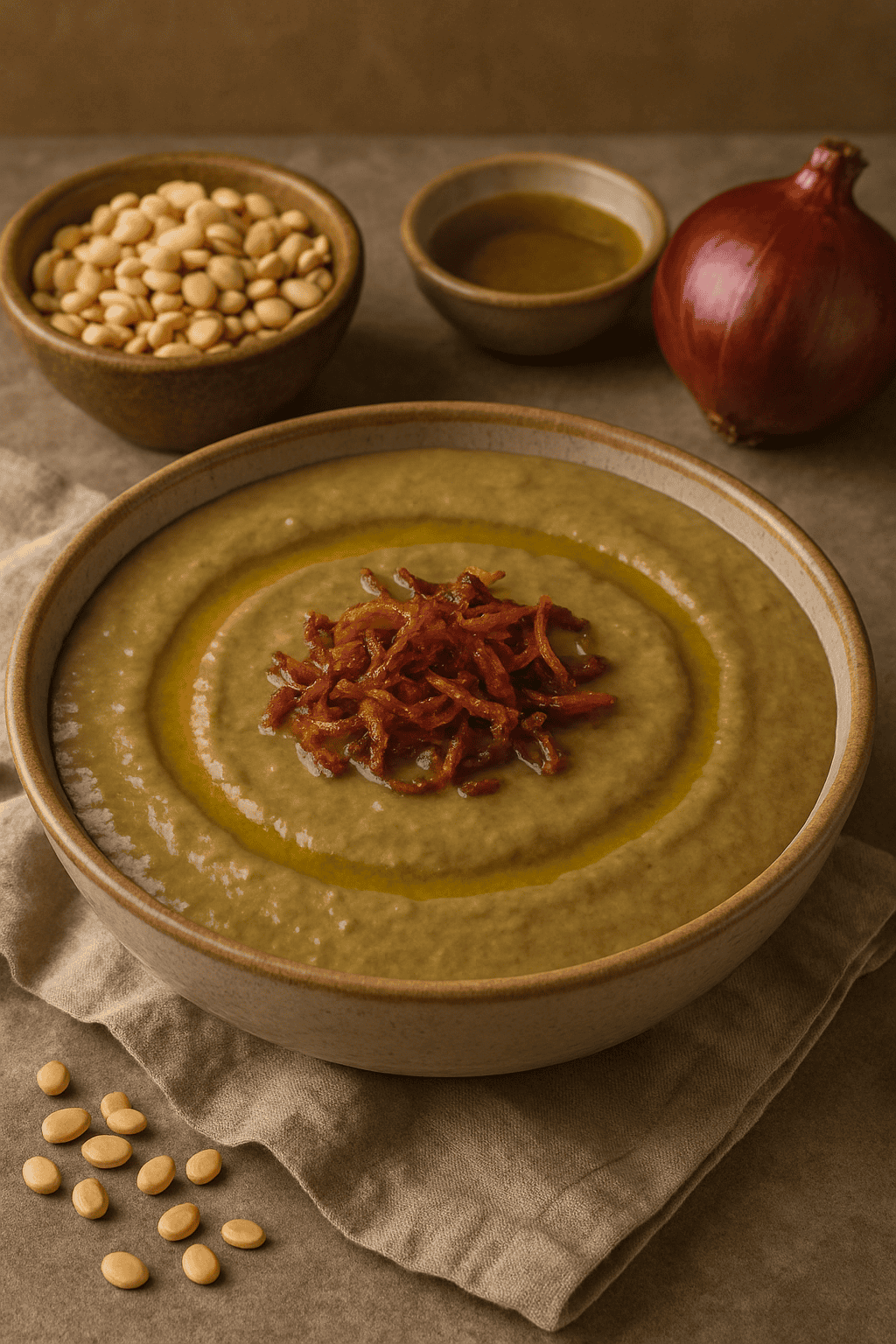 طريقة عمل البصارة المصرية باحترافية🥣🌿 رقم 1 في مصر