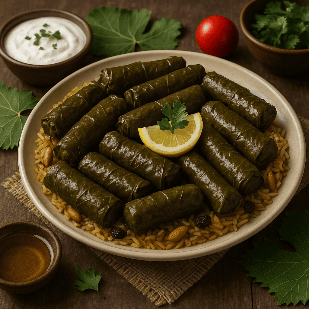 الورق عنب (اليالنجي): وصفة ودليلك الشامل لتحضير المقبلات اللبنانية الشهيرة