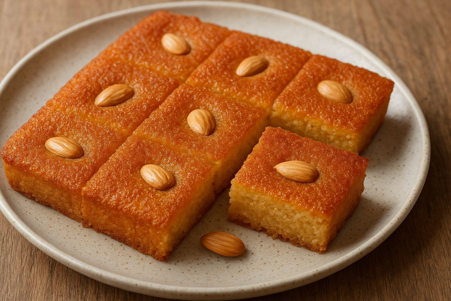 سر طريقة تحضير البسبوسة